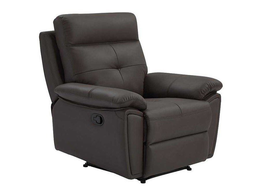 Vente-unique Relaxfauteuil | Relaxfauteuil Van Bruin Leer Vineta