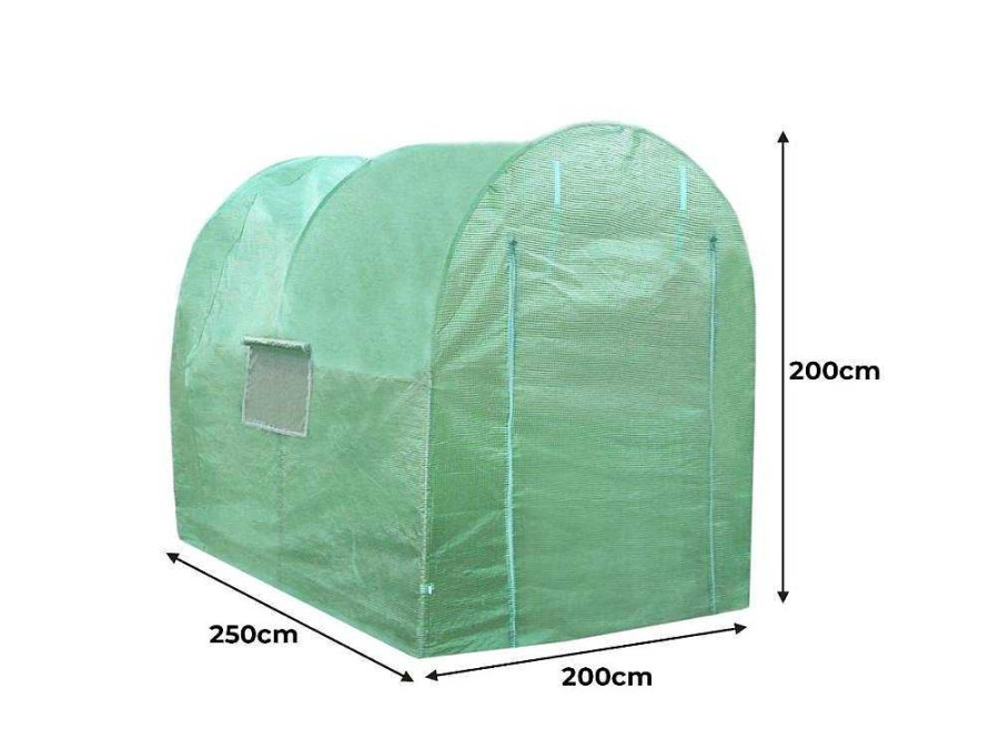 Vente-unique Tuinkas | Polytunnel 19Mm 2.5M X 2M With Racking