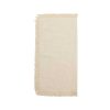 OZAIA Textiel Voor Eettafel | Set Van 4 Servetten Met Franje - Katoen - 45 X 45 Cm - Beige - Pola