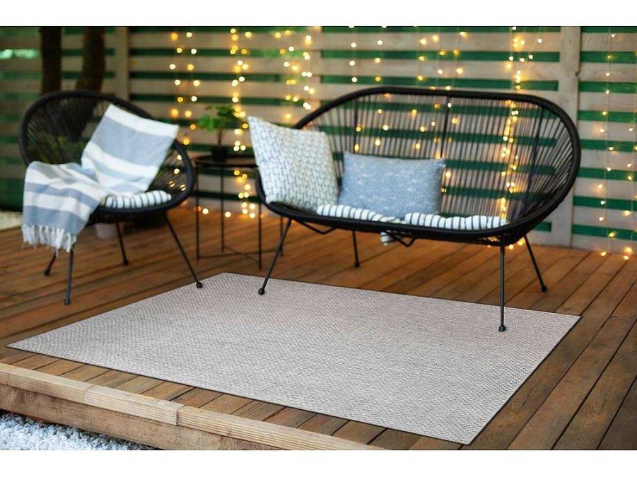 RugsX Tapijt Voor Buiten | Sisal Tapijt Timo 6272 Buitenshuis Grijskleuring 240X330 Cm