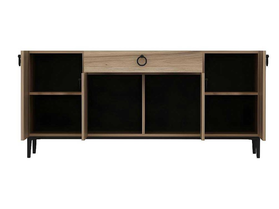 EPIKASA Buffetkast | Gloria Multifunctioneel Kabinet, Walnoot, 160X42X75 Cm, Epikasa