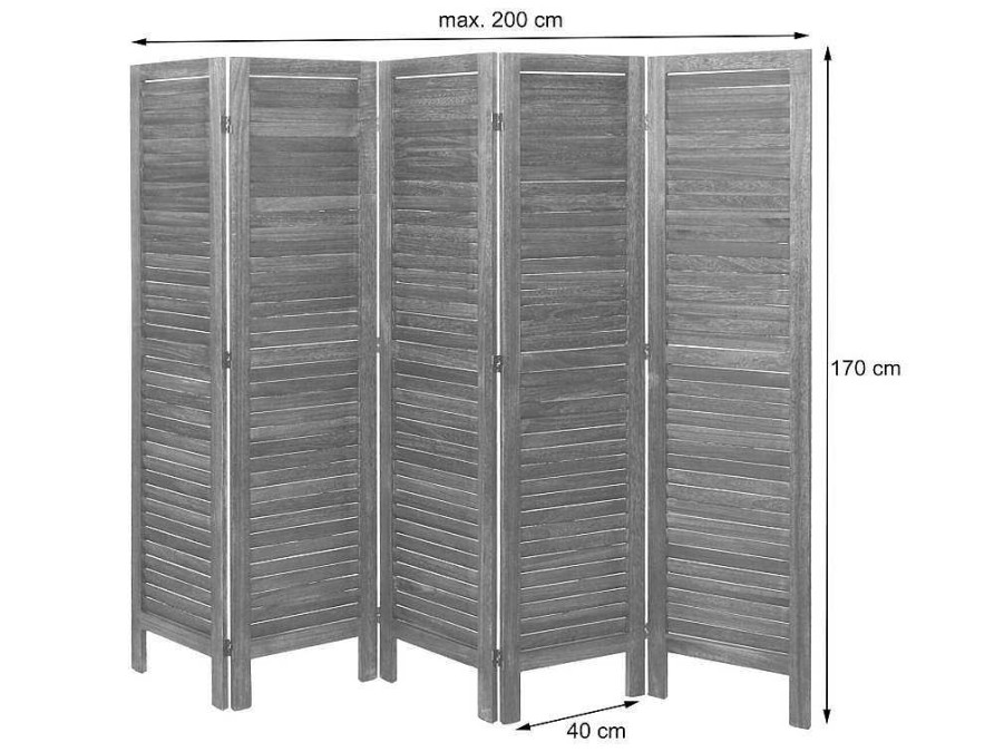 Vente-unique Kamerscherm | Scherm Mcw-G30, Bruin