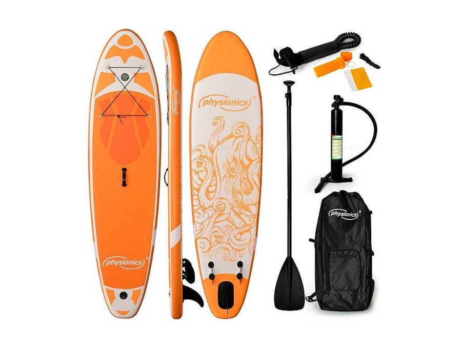 Vente-unique Watersport | Sup Board Kraken 320 Cm - Oranje - Incl. Accessoires