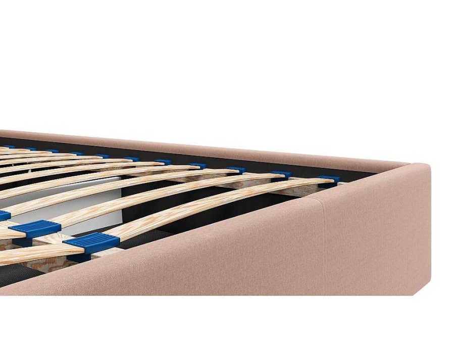 PASCAL MORABITO Fluwelen Bed | Bed Met Opbergruimte 160 X 200 Cm - Velours - Beige - Stari Van Pascal Morabito - Van Pascal Morabito