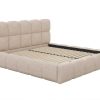 PASCAL MORABITO Tweepersoonsbed | Kofferbed - 160 X 200 Cm - Teddy-Stof - Beige - Damado - Van Pascal Morabito