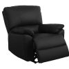 Vente-unique Relaxfauteuil | Relaxfauteuil Van Leer Marcis - Zwart - Elektrisch