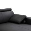 LINEA SOFA Xxl Hoekbank | Xxl Zevenzitsbank Hoogwaardig Leer Donatello Ii - Bruin - Hoek Links