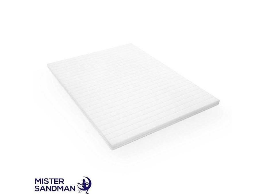 MISTER SANDMAN Topmatras | Topmatras 90X190 Cm Met Stevige Ondersteuning - Afneembare En Wasbare Hoes Voor Optimale Hygiene