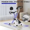 Vente-unique Fitness | 3 In 1 Opvouwbare Hometrainer, Magnetische X-Bike Ligfiets Fitness Bike Met 8-Level Verstelbare Weerstand Voor Home Gym Workout