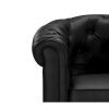 Vente-unique Set Zitbank + Fauteuil | Driezitsbank En 2 Fauteuils Chesterfield Van Kunstleer - Wit