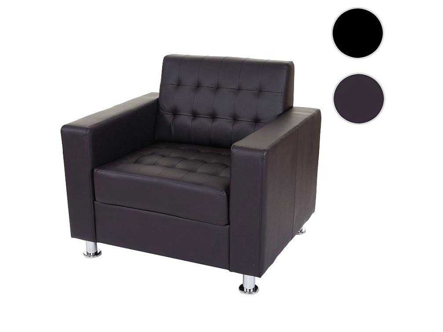 Vente-unique Fauteuil Met Holle Rugleuning | Pori Fauteuil, Koffie