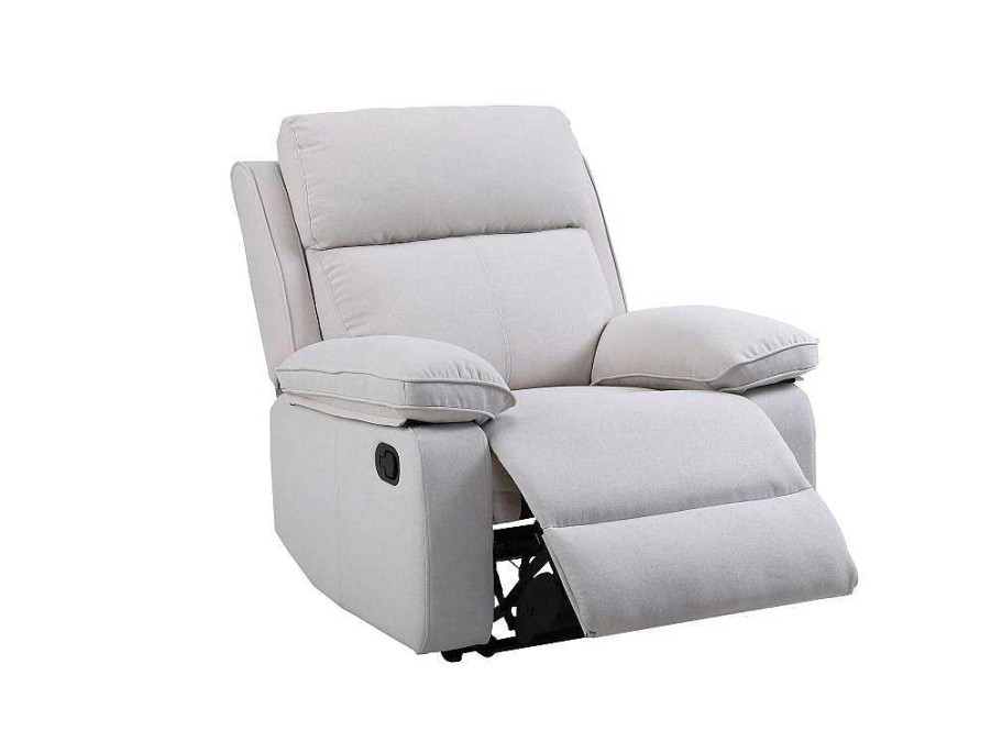 Vente-unique Relaxfauteuil | Relaxfauteuil Van Beige Stof Lana