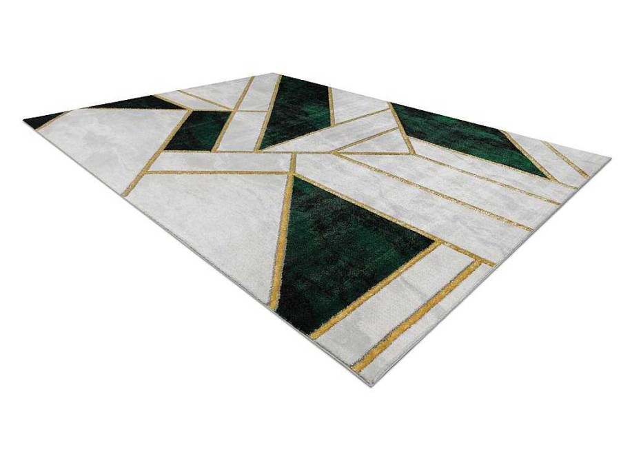 RugsX Klein Tapijt | Tapijt Emerald Exclusief 1015 Glamour, Stijlvol Marmer, Geometrisch Fl 120X170 Cm