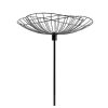 OZAIA Aanbiedingen: Woonaccessoires | Staande Lamp Met Rechte Kabelbuis - Metaal - H 160 Cm - Zwart - Mania