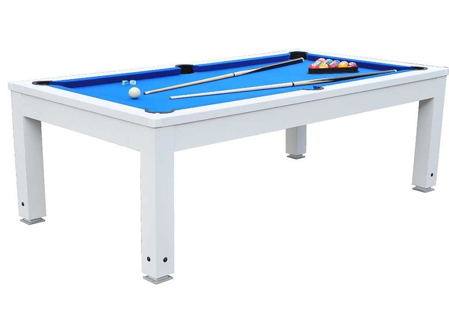 Vente-unique Spel Voor Binnen | Biljart Snooker Tafel Moduleerbaar - Regelbare Hoogte - 207 X 114 X 79 Cm