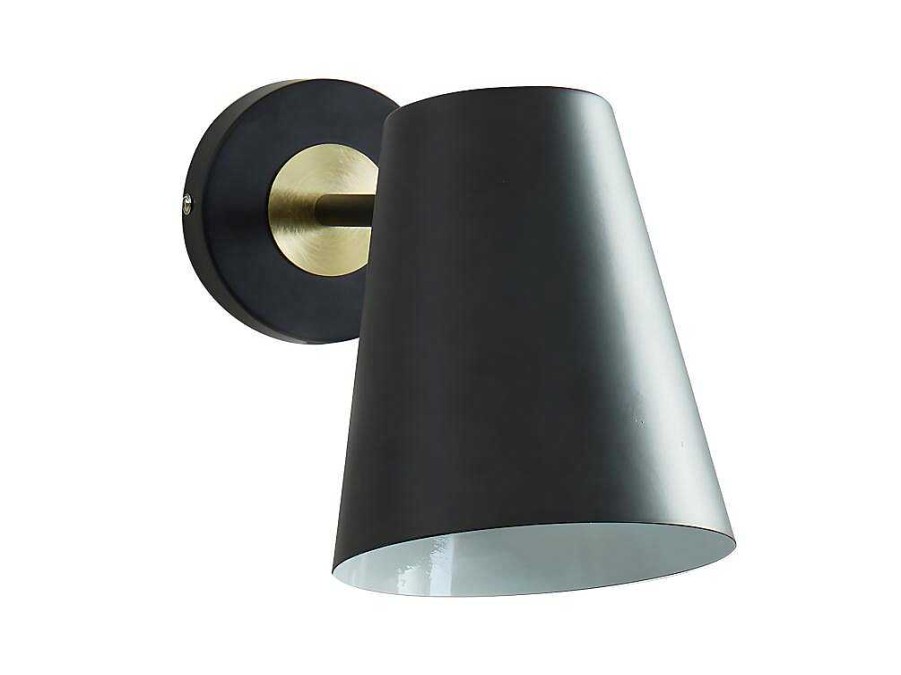 OZAIA Wandlamp | Set Van 2 Vintage Wandpanelen - Ijzer - H. 33 Cm - Zwart - Trevis