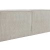 PASCAL MORABITO Hoofdeinde En Brugkast | Hoofdbord 220 Cm - Ribfluweel - Beige - Timano Van Pascal Morabito - Van Pascal Morabito