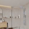 Shower & Design Douchekolom | Douchekolom Felicita Met Thermostaatkraan, Balneotherapie En Led-Verlichting - 20*165 Cm