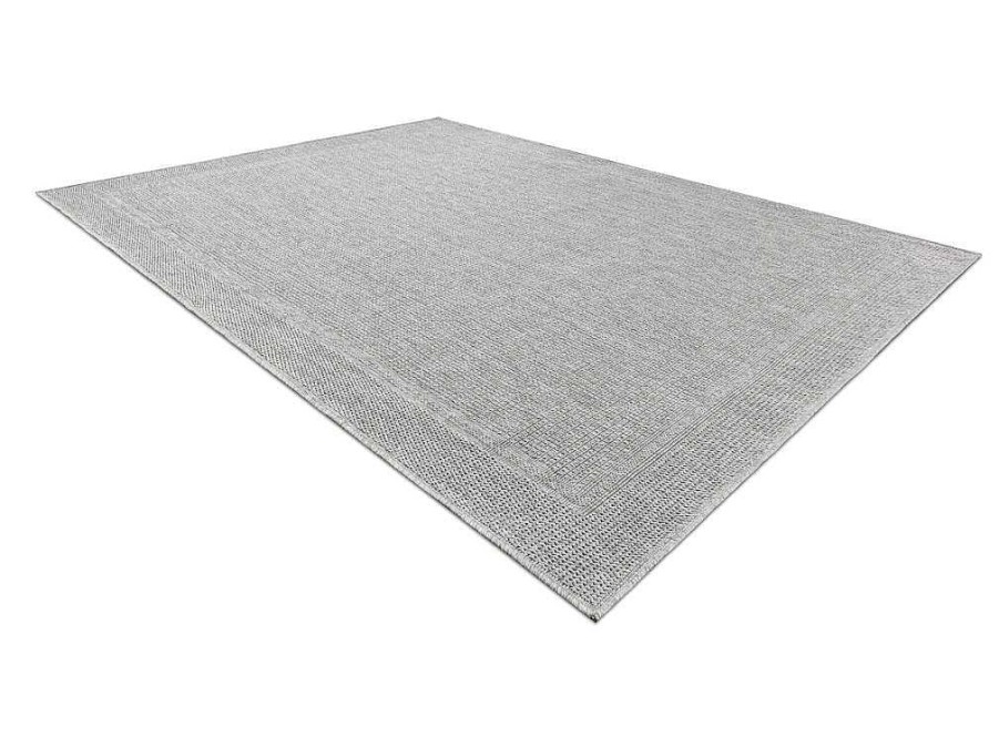 RugsX Tapijt Voor Buiten | Sisal Tapijt Timo 5979 Buitenshuis Kader Grijskleuring 240X330 Cm