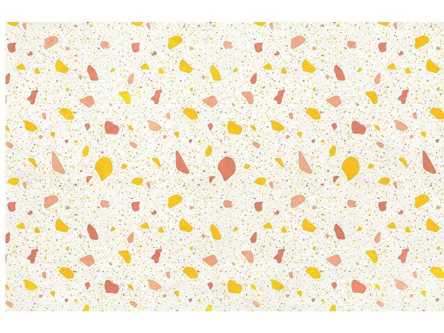 OZAIA Woonkamertapijt | Tapijt Van Vinyl Met Terrazzo-Effect - 120 X 180 Cm - Meerdere Kleuren - Stonya