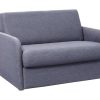 Vente-unique Uitklapbare Fauteuil | Express-Converteerbare Fauteuil In Stof Nadoa - Bed 100Cm - Lichtgrijs