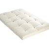 DREAMEA Set Matras En Lattenbodem | Set Lattenbodem + Futon 140 X 190 Cm - 100% Katoen - Shiva Van Dreamea - Beige